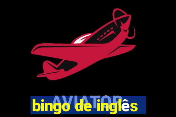 bingo de inglês