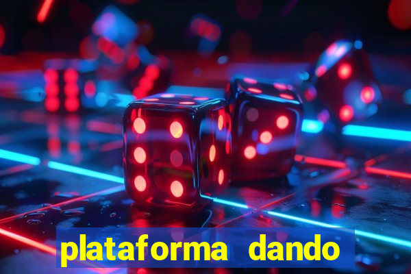 plataforma dando bonus de cadastro