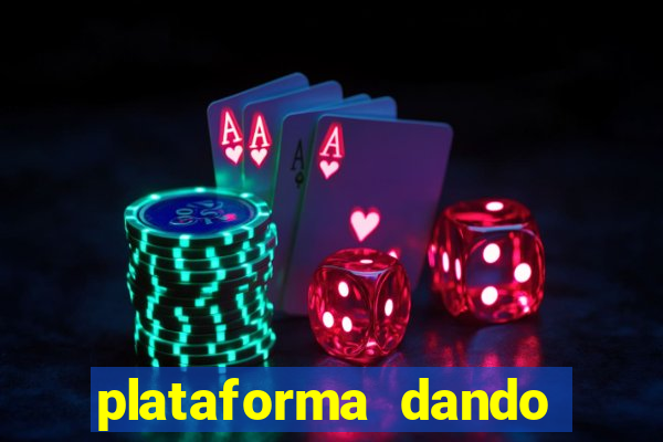 plataforma dando bonus de cadastro