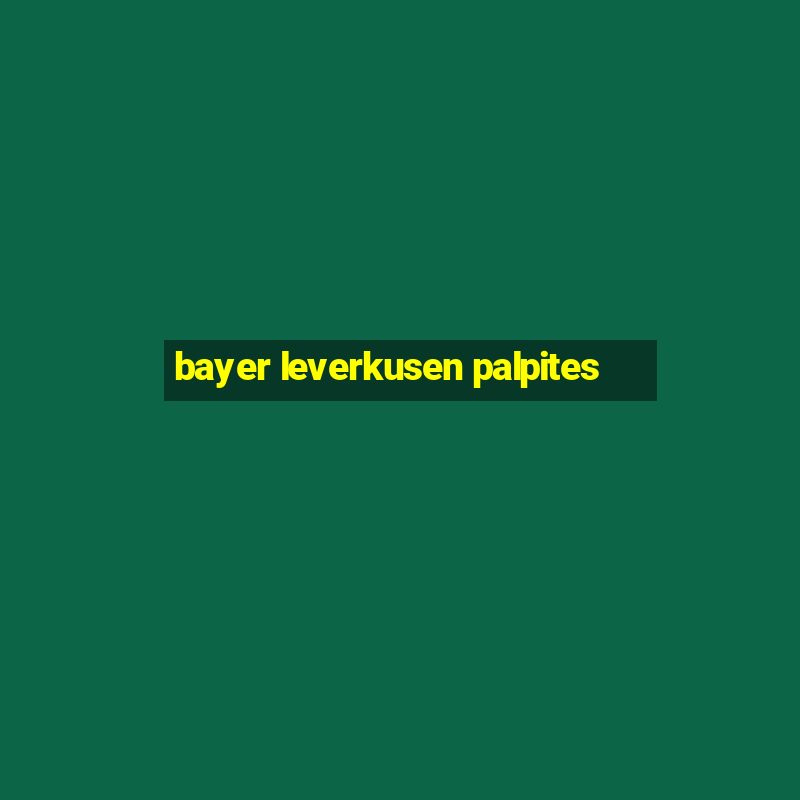 bayer leverkusen palpites