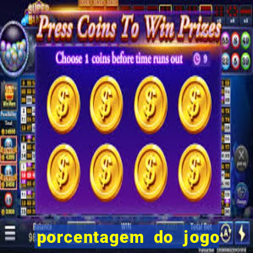 porcentagem do jogo fortune tiger