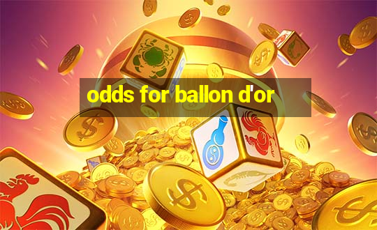 odds for ballon d'or