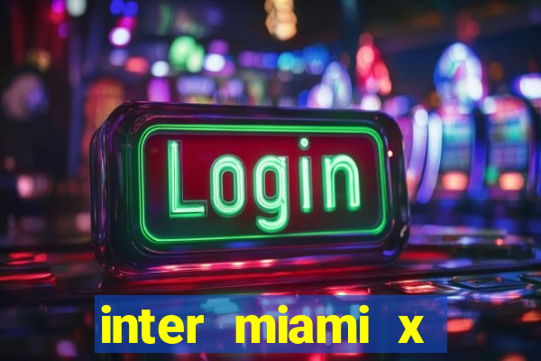 inter miami x cincinnati palpite