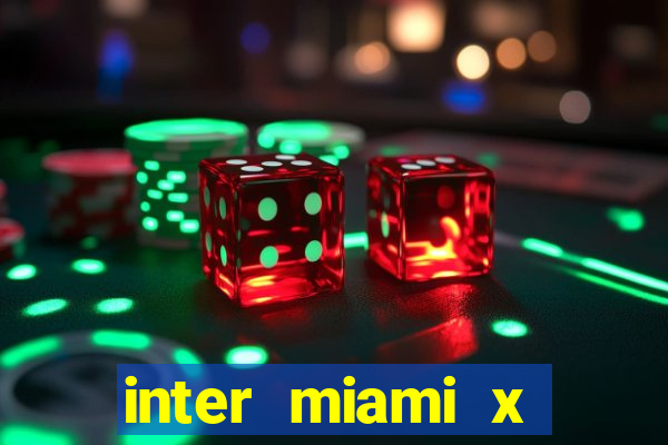 inter miami x cincinnati palpite