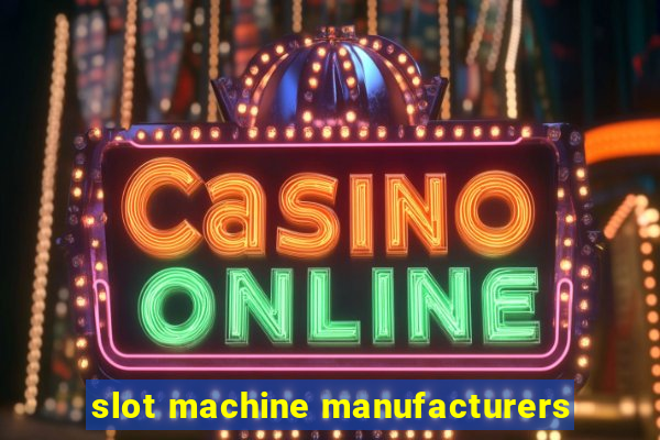 slot machine manufacturers