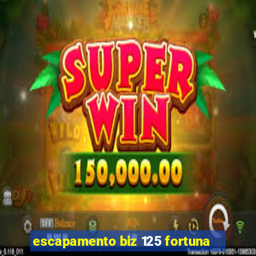 escapamento biz 125 fortuna