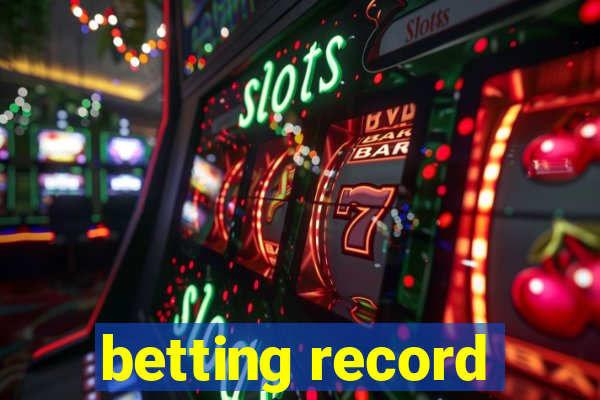 betting record