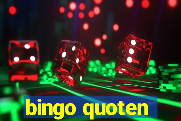 bingo quoten