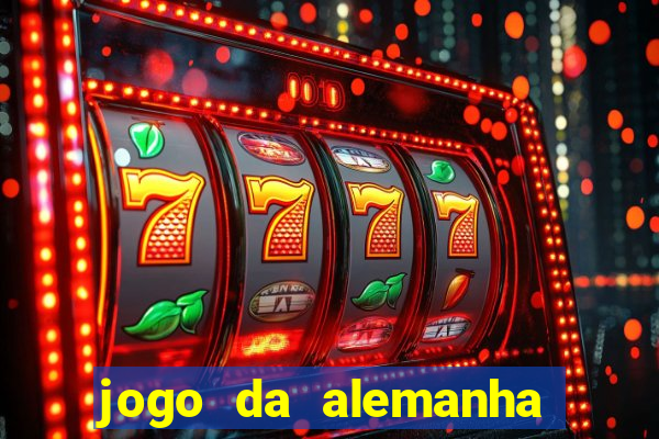 jogo da alemanha ao vivo