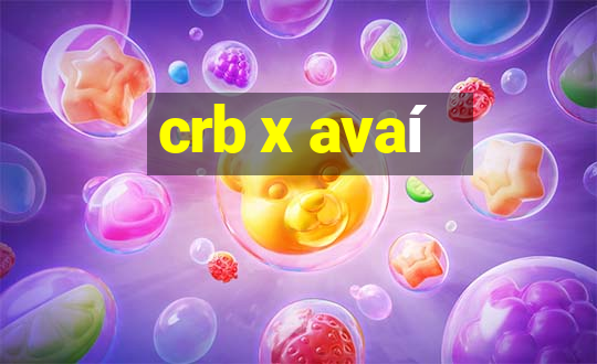 crb x avaí