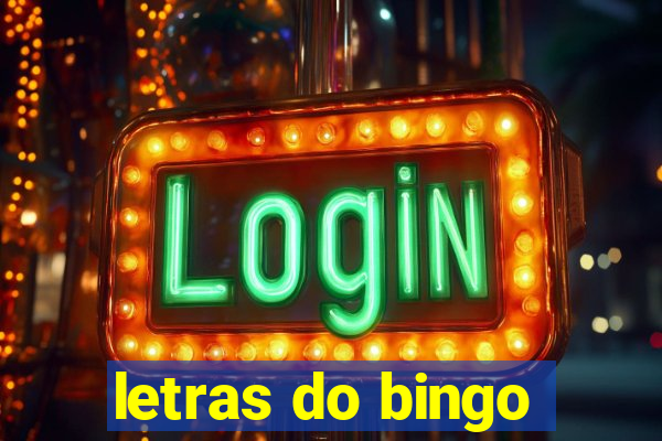 letras do bingo