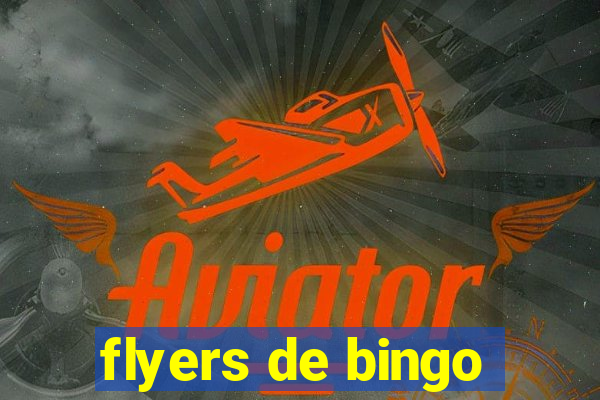 flyers de bingo