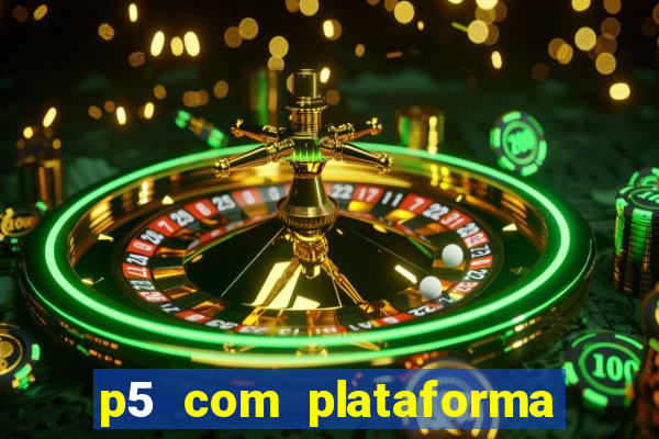 p5 com plataforma de jogos