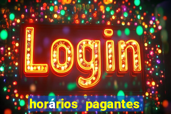 horários pagantes slots pg