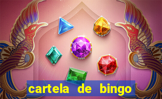 cartela de bingo de nomes para imprimir