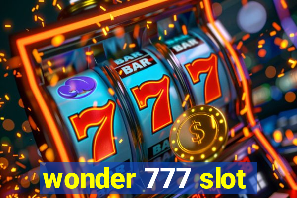 wonder 777 slot