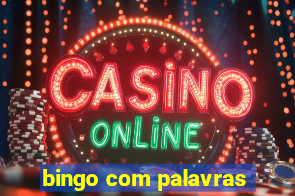 bingo com palavras