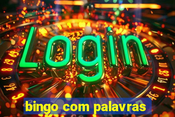 bingo com palavras