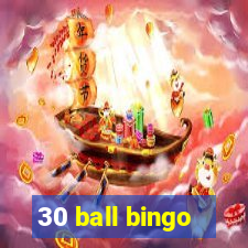 30 ball bingo