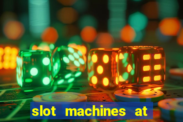 slot machines at mgm springfield