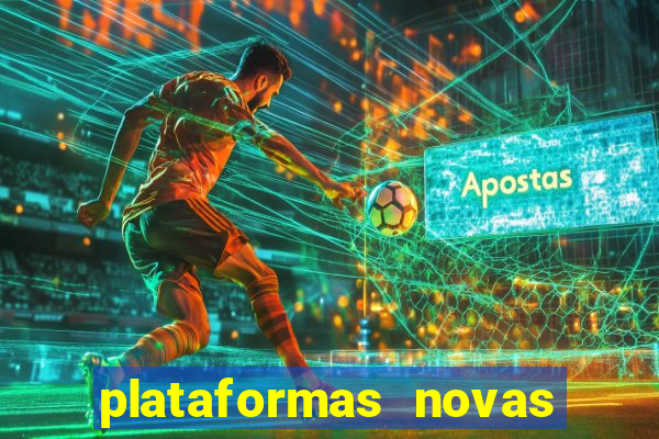 plataformas novas com bonus de cadastro