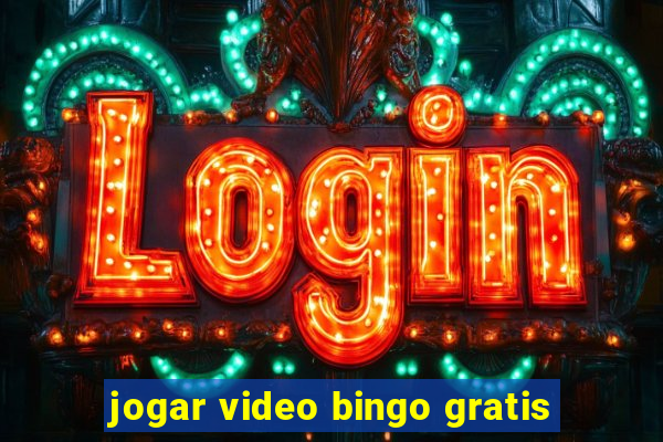 jogar video bingo gratis