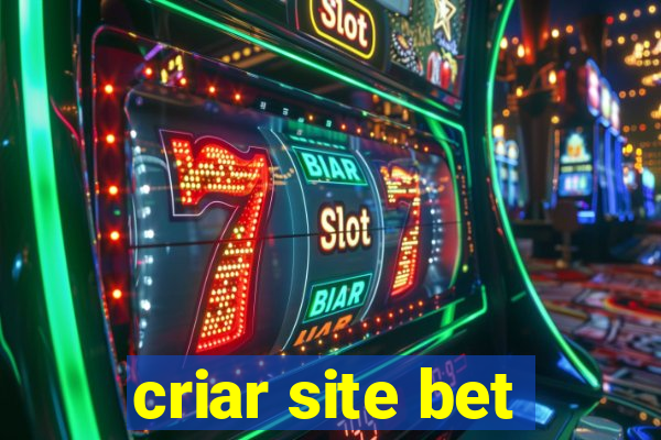 criar site bet