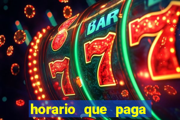 horario que paga fortune tiger