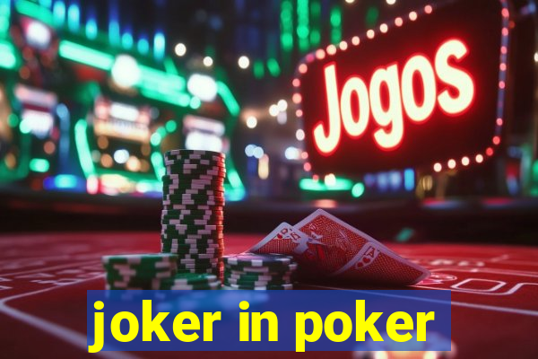 joker in poker