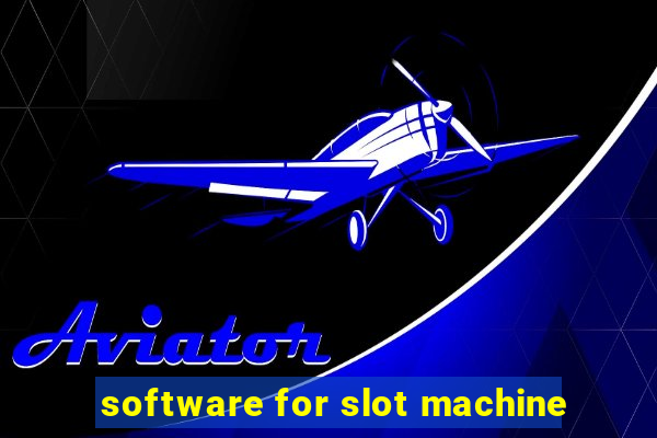 software for slot machine