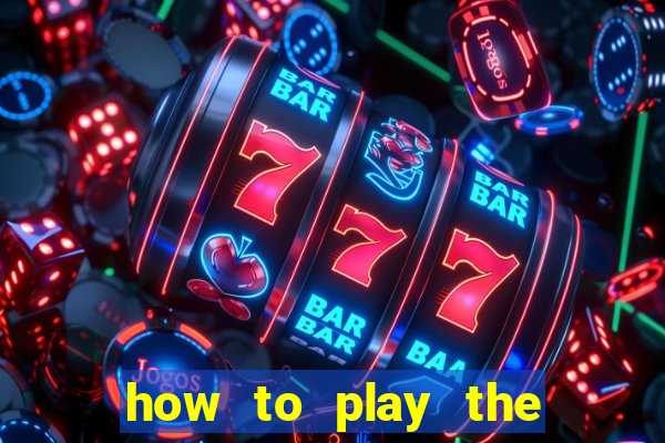 how to play the buffalo slot machine