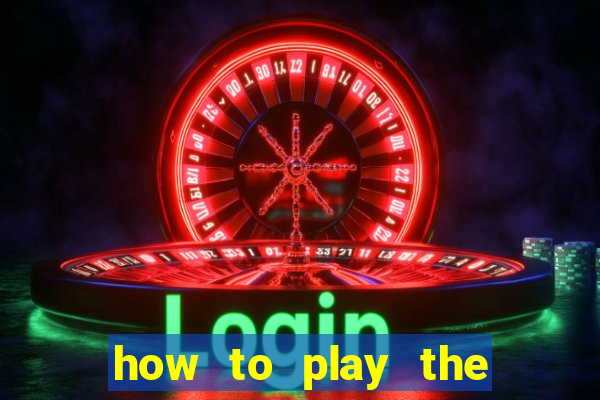 how to play the buffalo slot machine