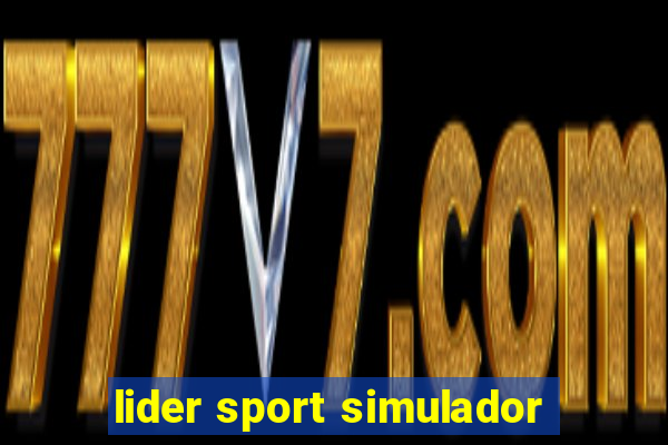 lider sport simulador