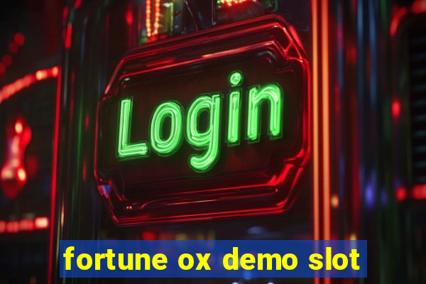 fortune ox demo slot