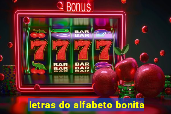 letras do alfabeto bonita