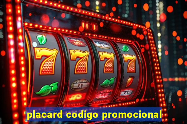 placard codigo promocional