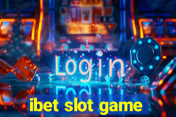 ibet slot game