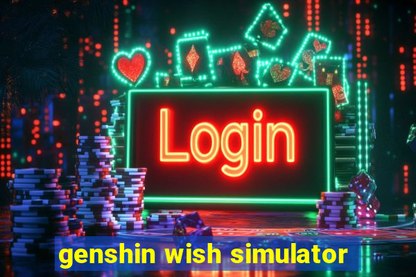 genshin wish simulator