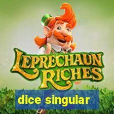 dice singular