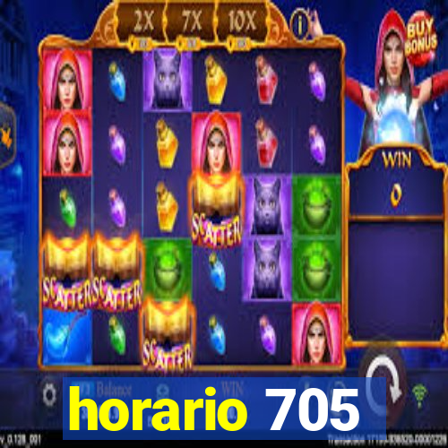 horario 705