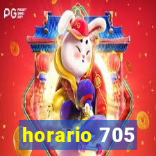 horario 705