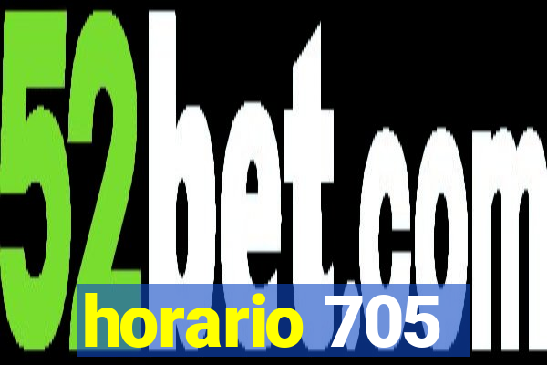 horario 705