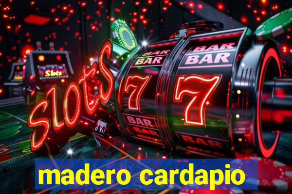 madero cardapio