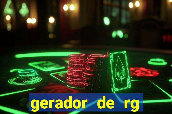 gerador de rg frente e verso