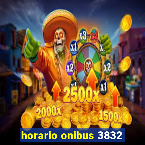 horario onibus 3832