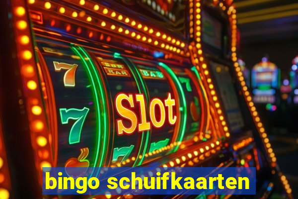 bingo schuifkaarten