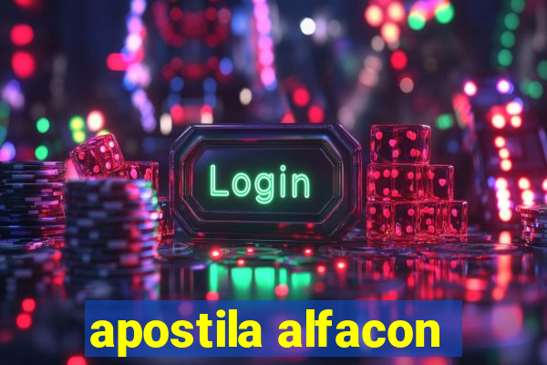 apostila alfacon