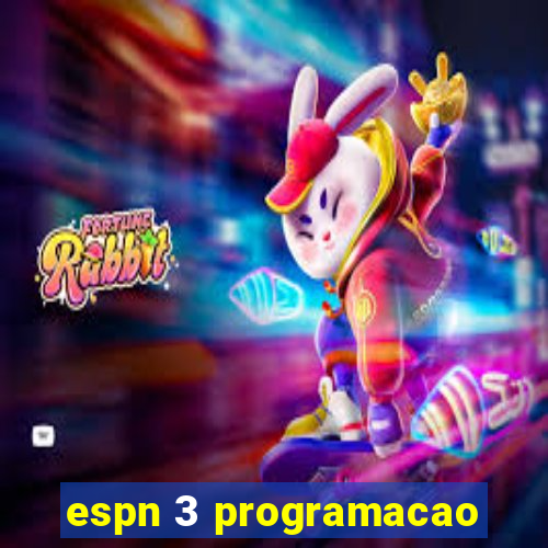 espn 3 programacao