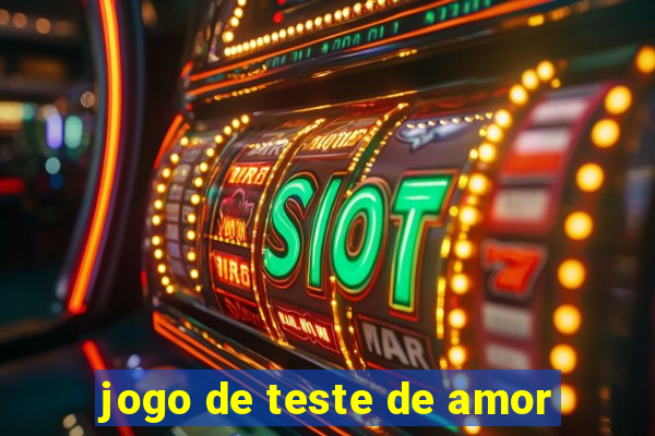 jogo de teste de amor