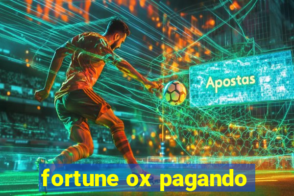 fortune ox pagando